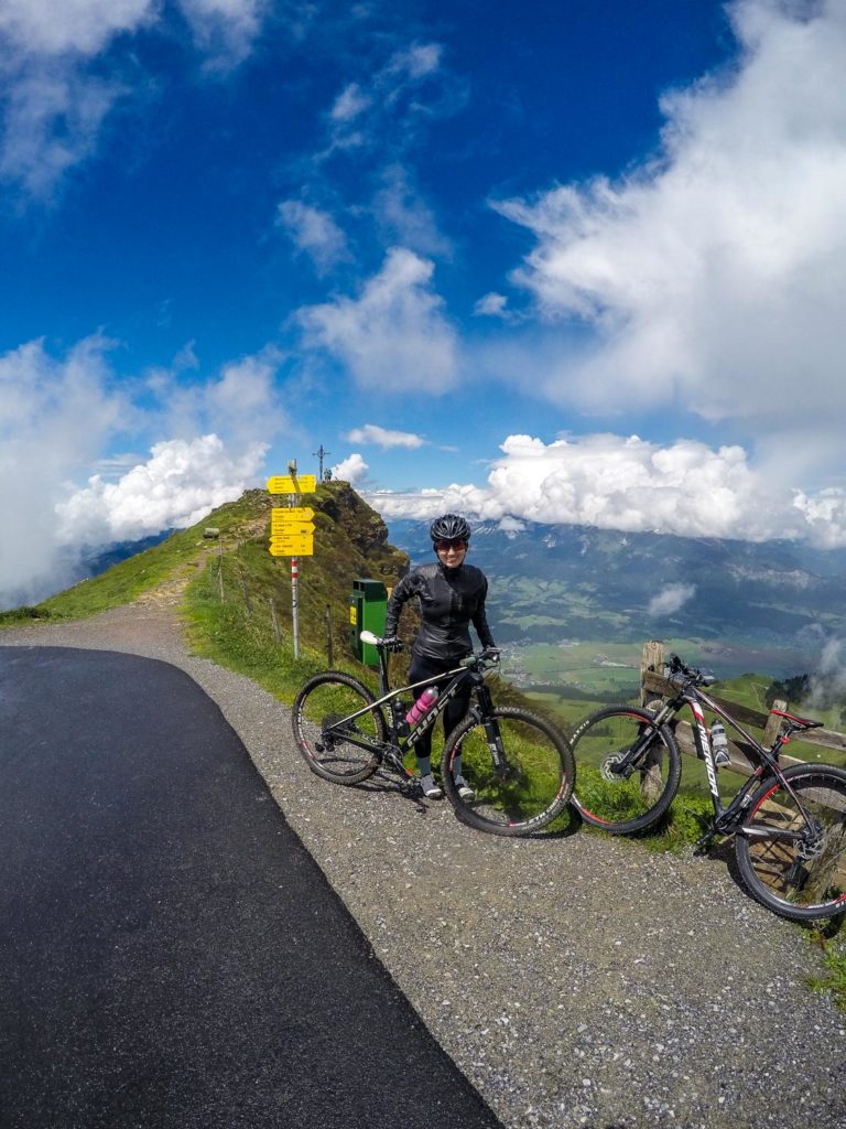 Mountainbiken, Mountainbike-Tour, Kitzbüheler Horn, Kitzbühel, Kitzbüheler Horn Straße