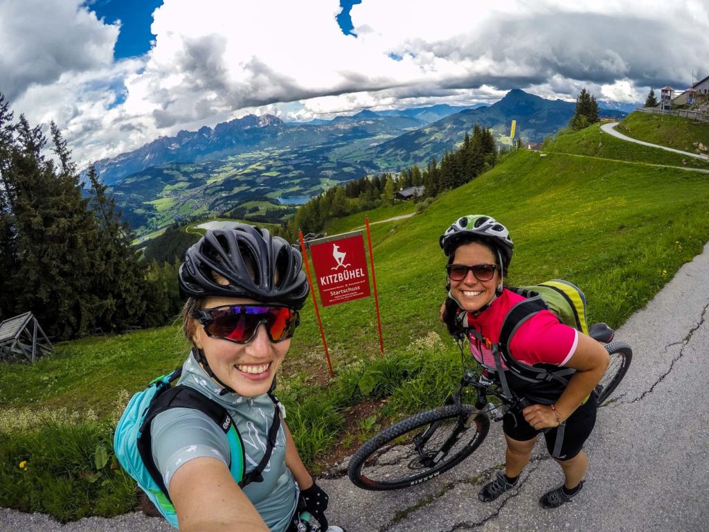 Mountainbiken, Mountainbike-Tour, Kitzbühel, Streif, Mausefalle, Starthaus, Schwarzsee